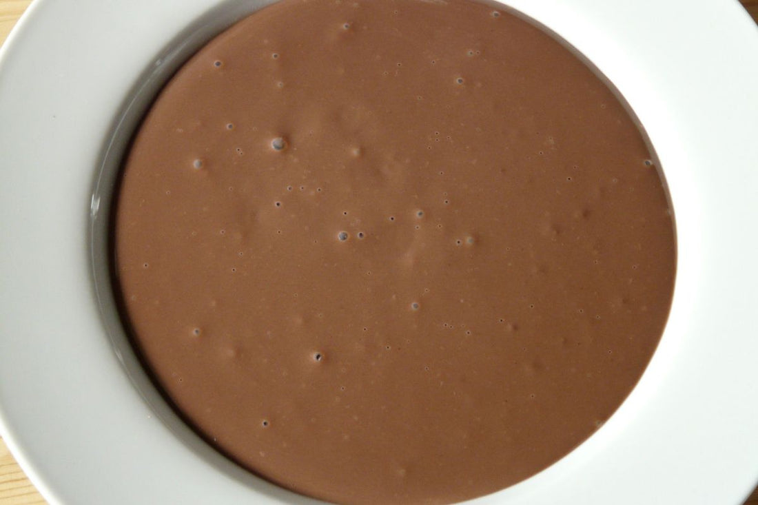Budino di cachi e cacao