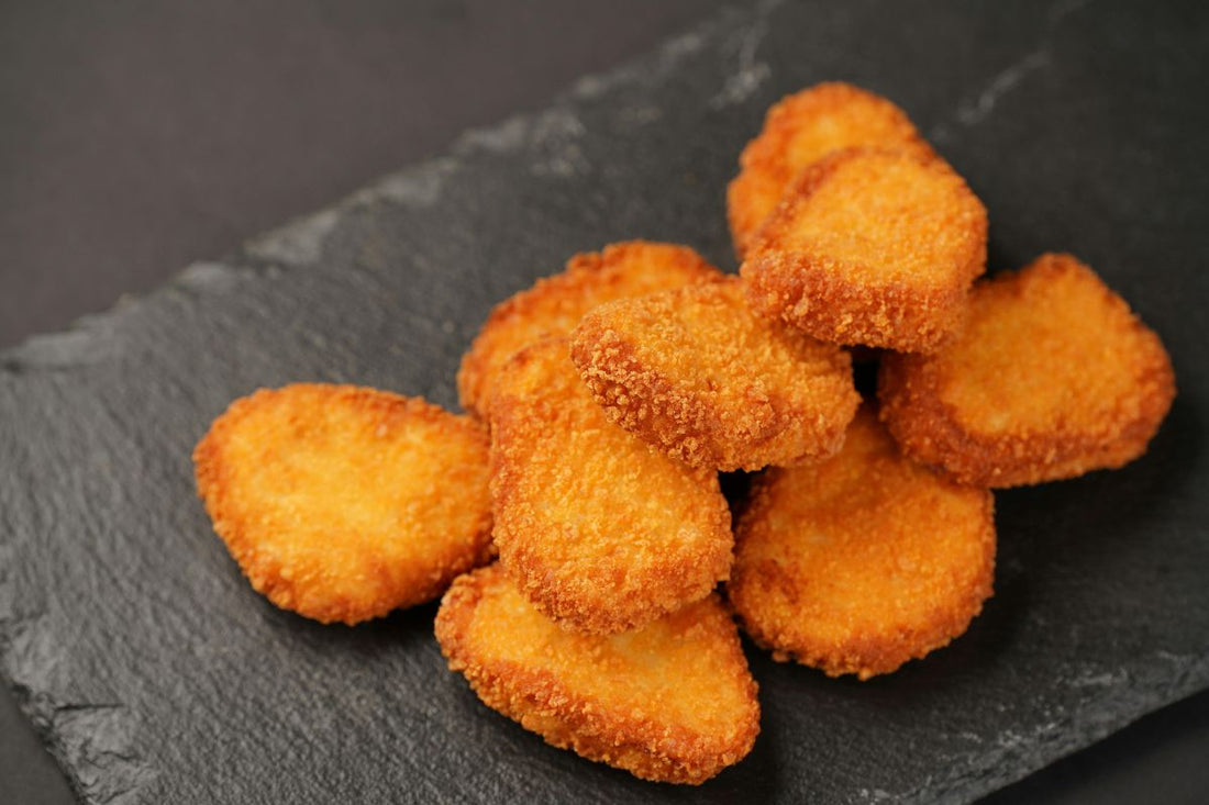 Cotolette di pollo nella friggitrice ad aria
