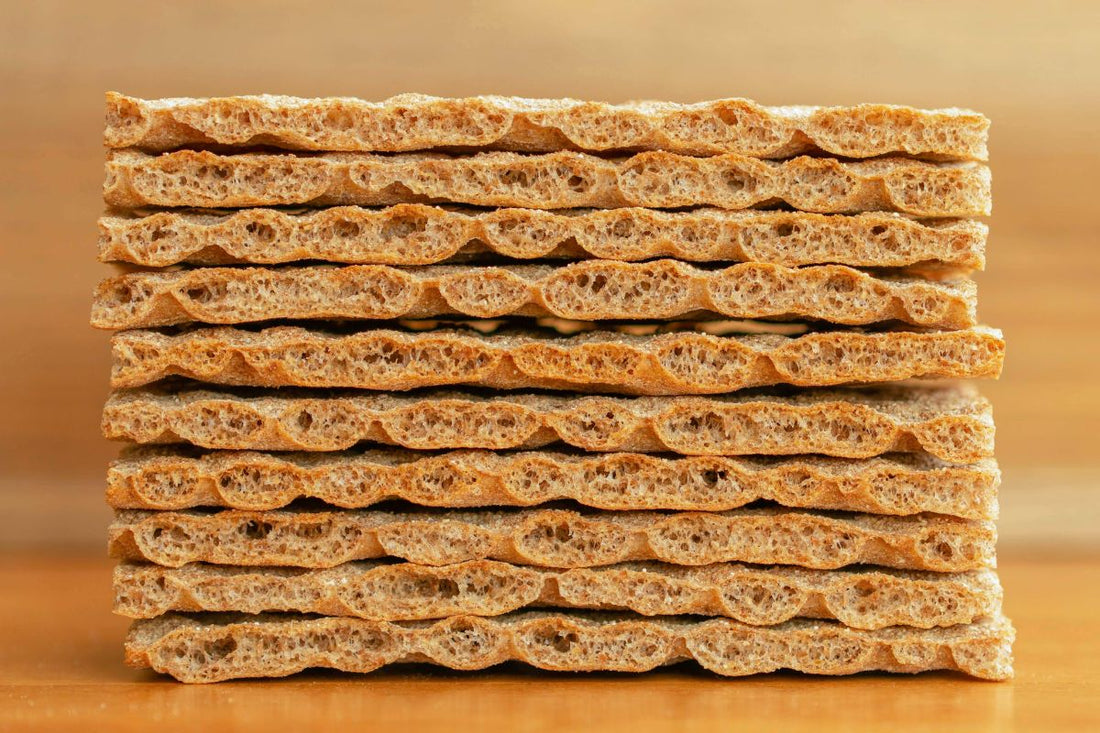 Crackers integrali all'acqua