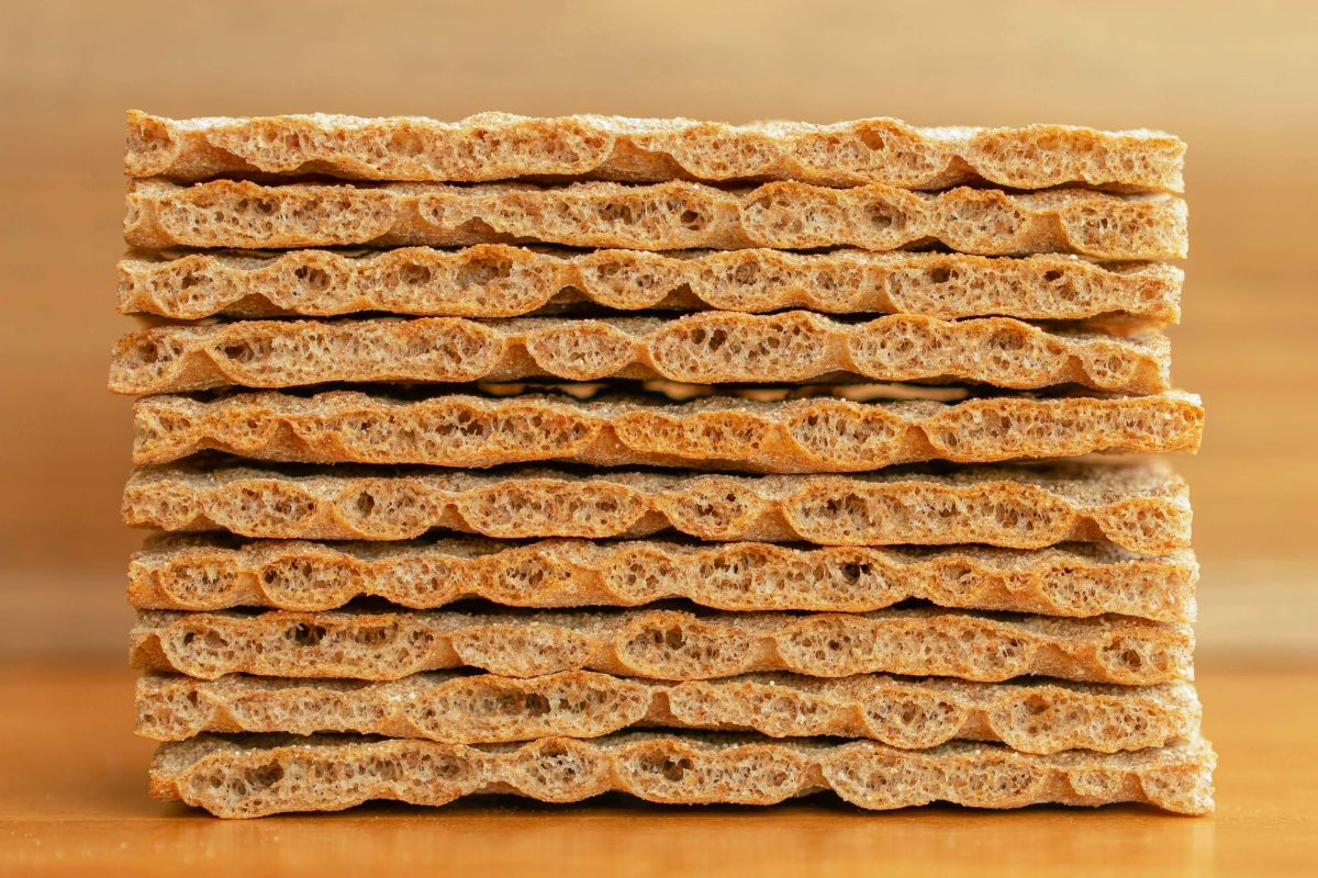 Crackers integrali all'acqua