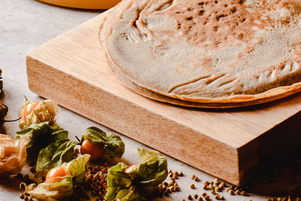Crepes con farina di grano saraceno salate