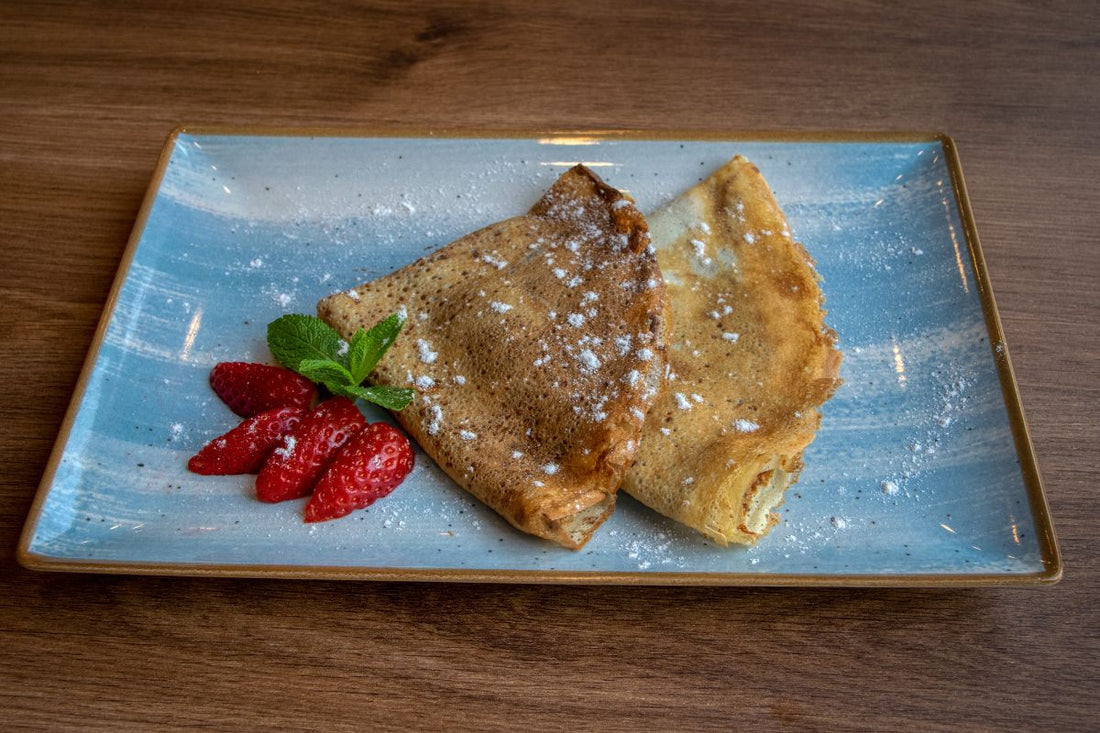 Crepes dolce con farina di castagne