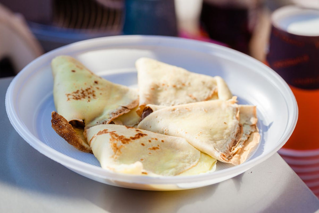 Crespelle di ceci e ricotta