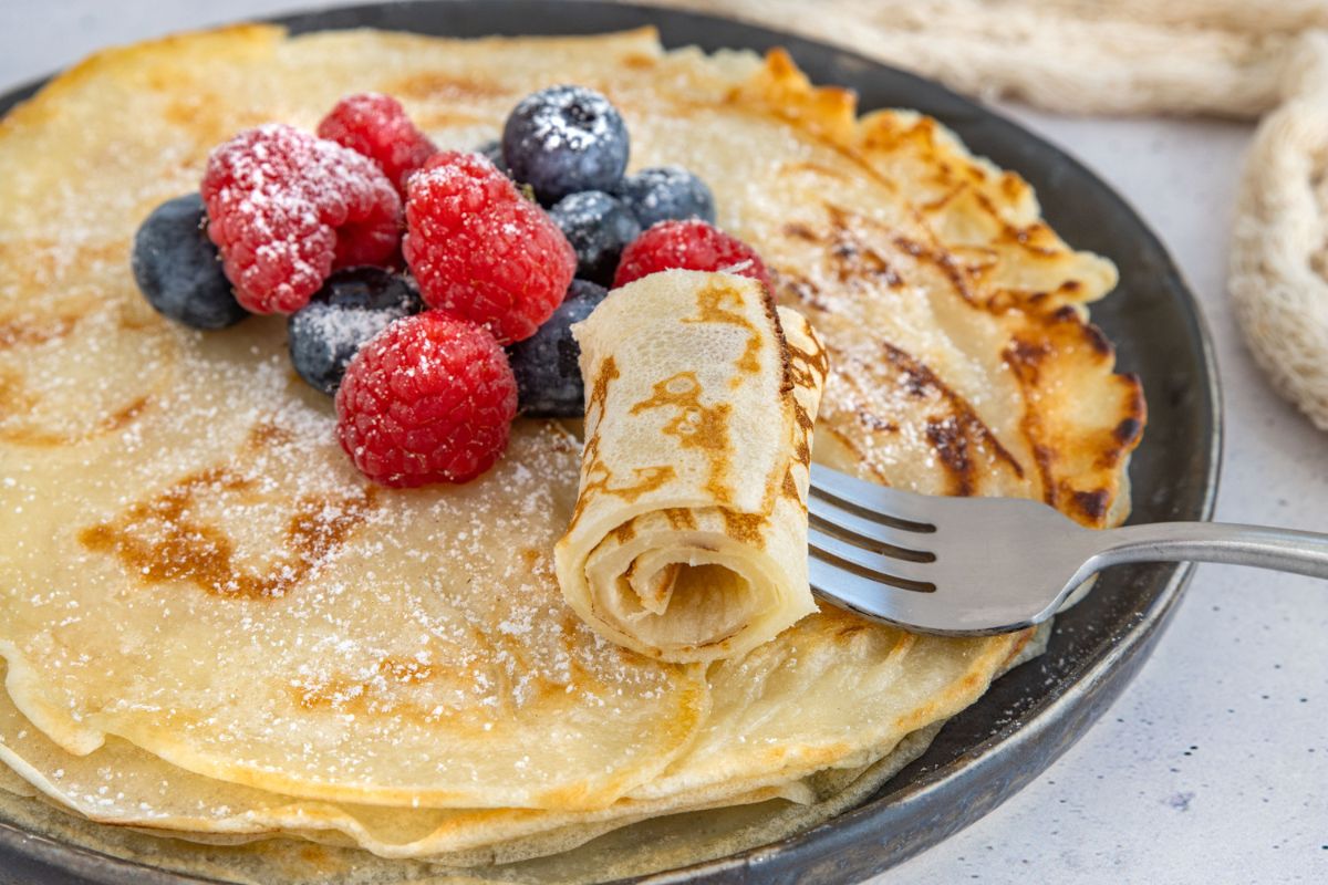 Crespelle per dieta low-fodmap (base)