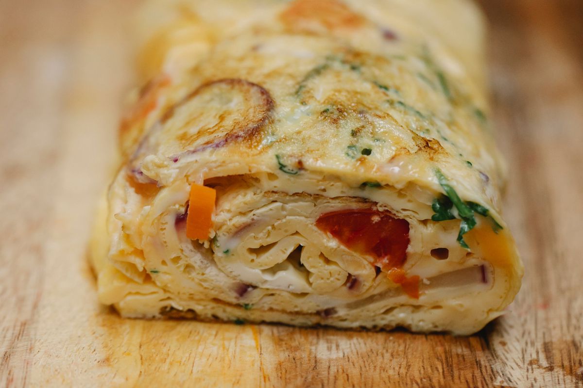 Frittata di albumi alle verdure