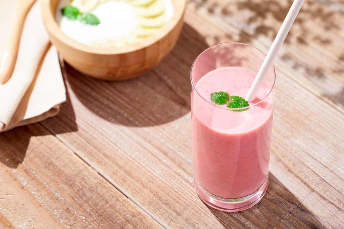 Frullato fragola e banana