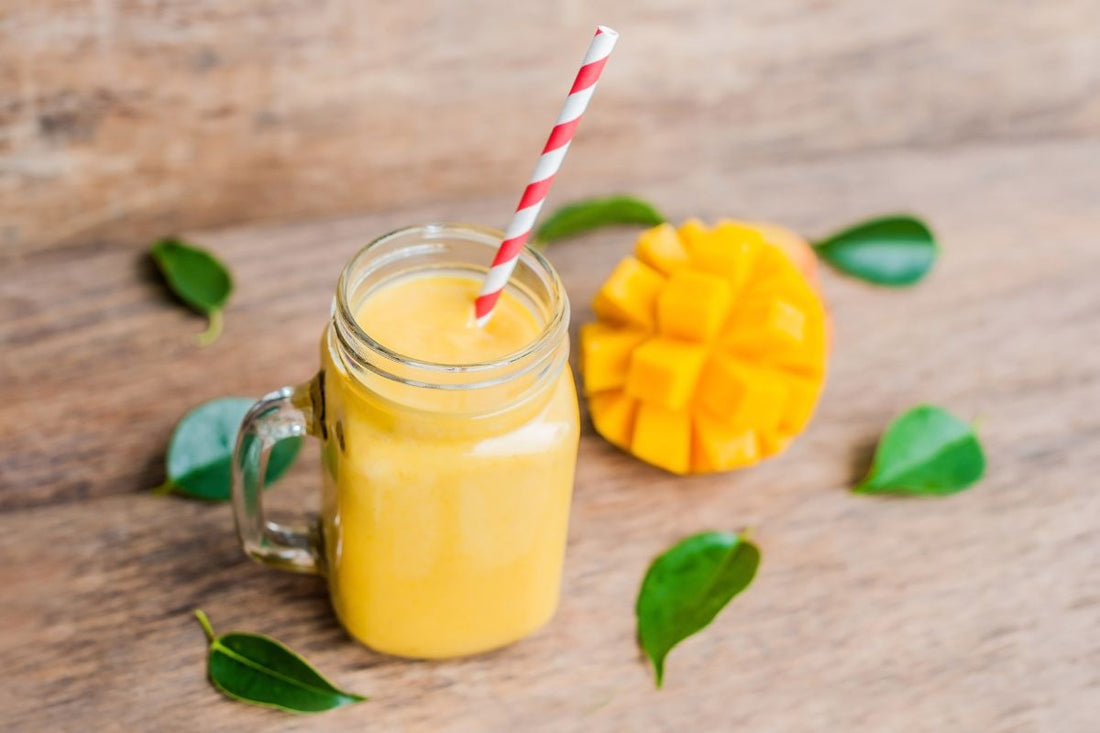 Frullato mango e pesca