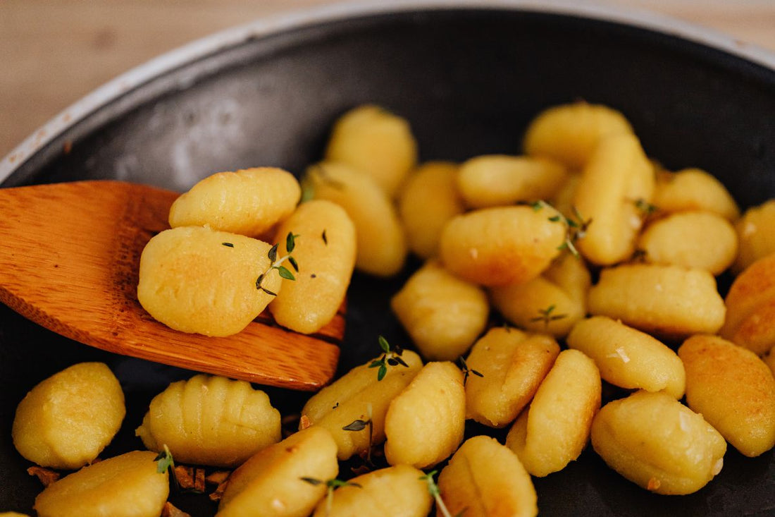 Gnocchi di carote e farina di ceci