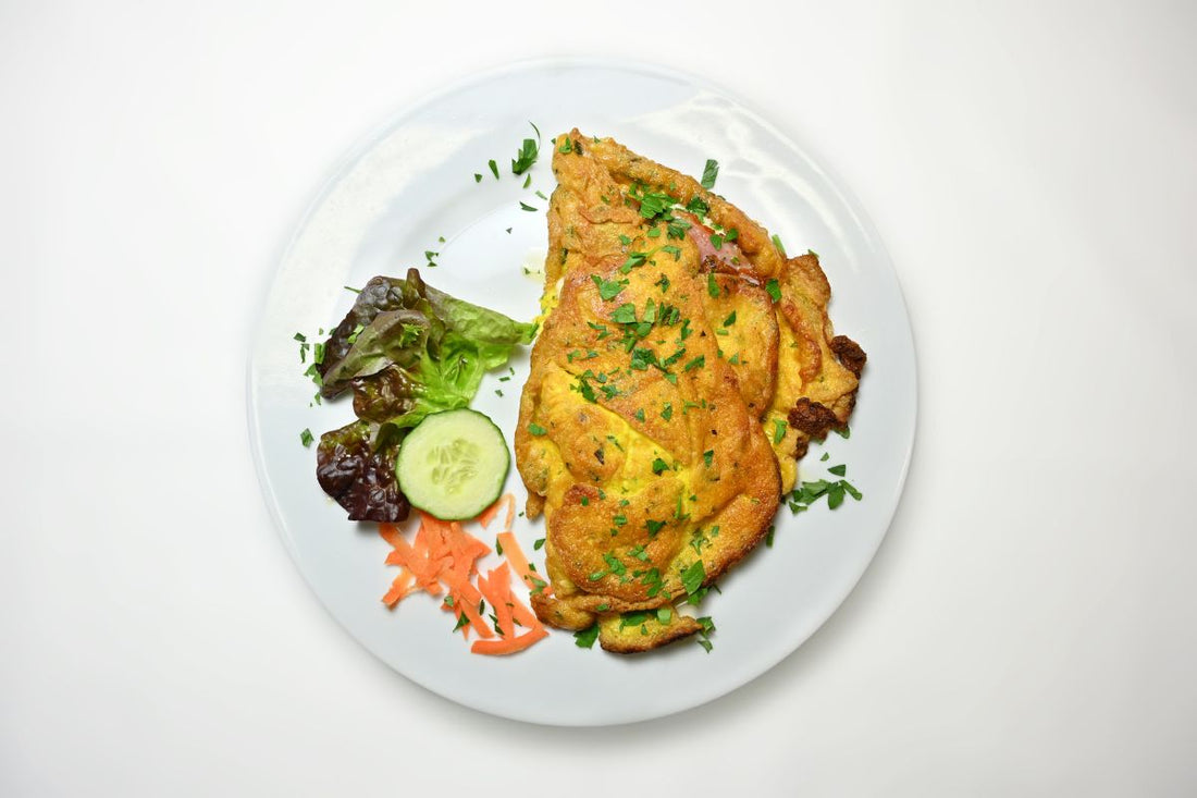 OMELETTE SALATA - uova e prosciutto