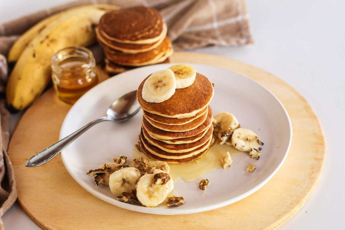 Pancakes di banana senza farina