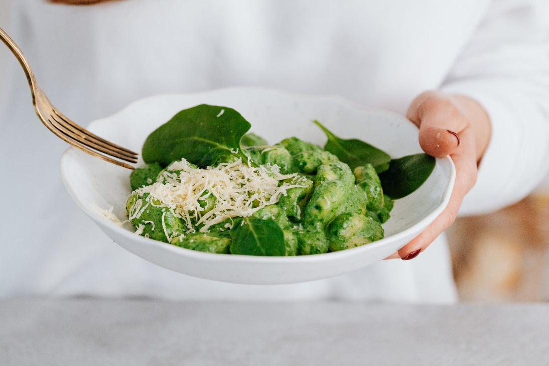 Pasta con ricotta e spinaci