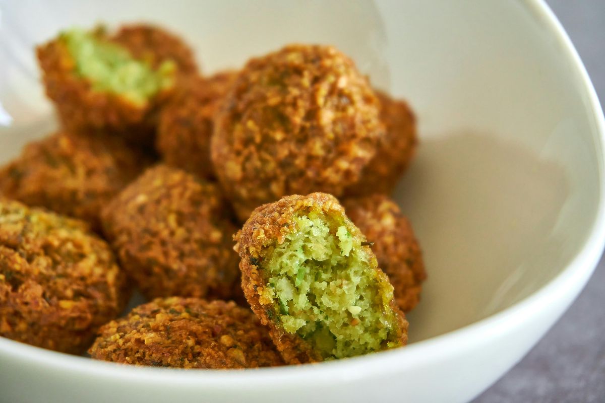 Polpette light di zucchine e ricotta in friggitrice ad aria