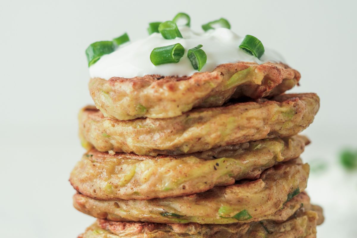 Sformatini di zucchine e patate all'erba cipollina