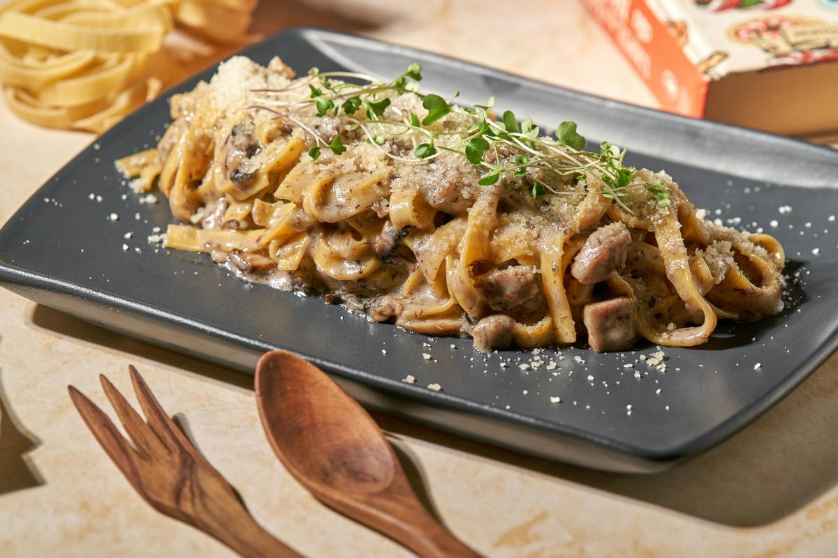 Sugo al ragù di tacchino e funghi