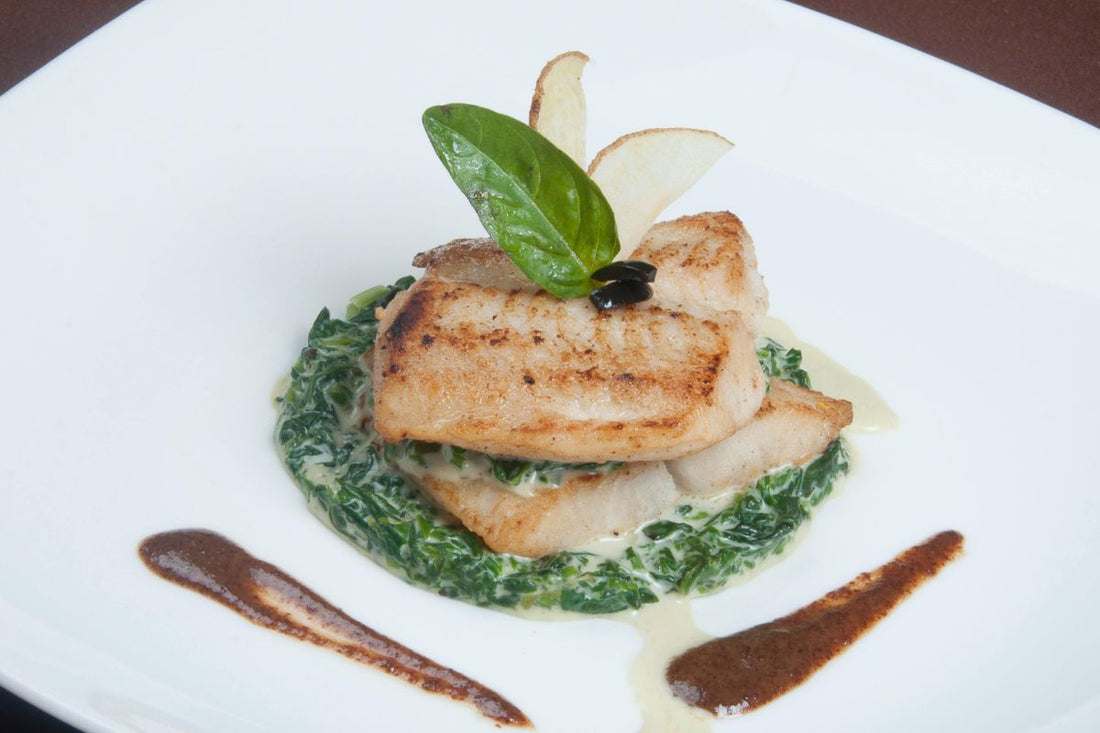 Sugo di pesce e spinaci