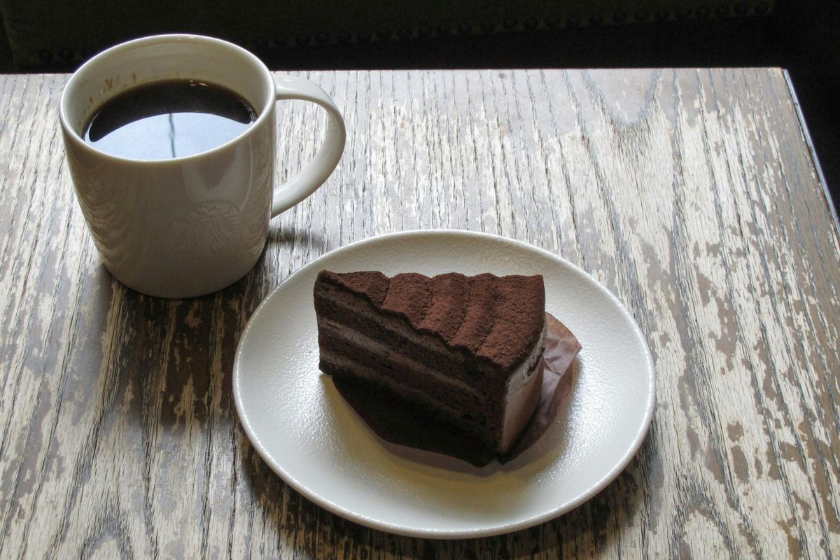 Torta cacao e pere