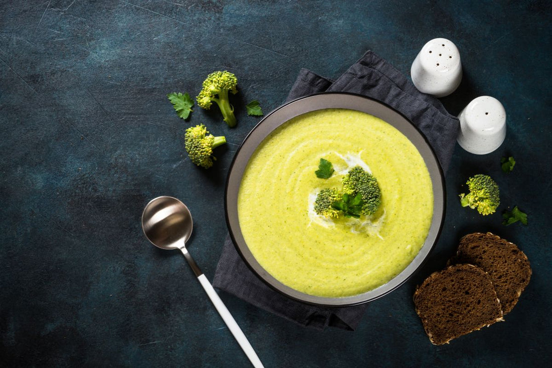 Vellutata di broccoli e porro