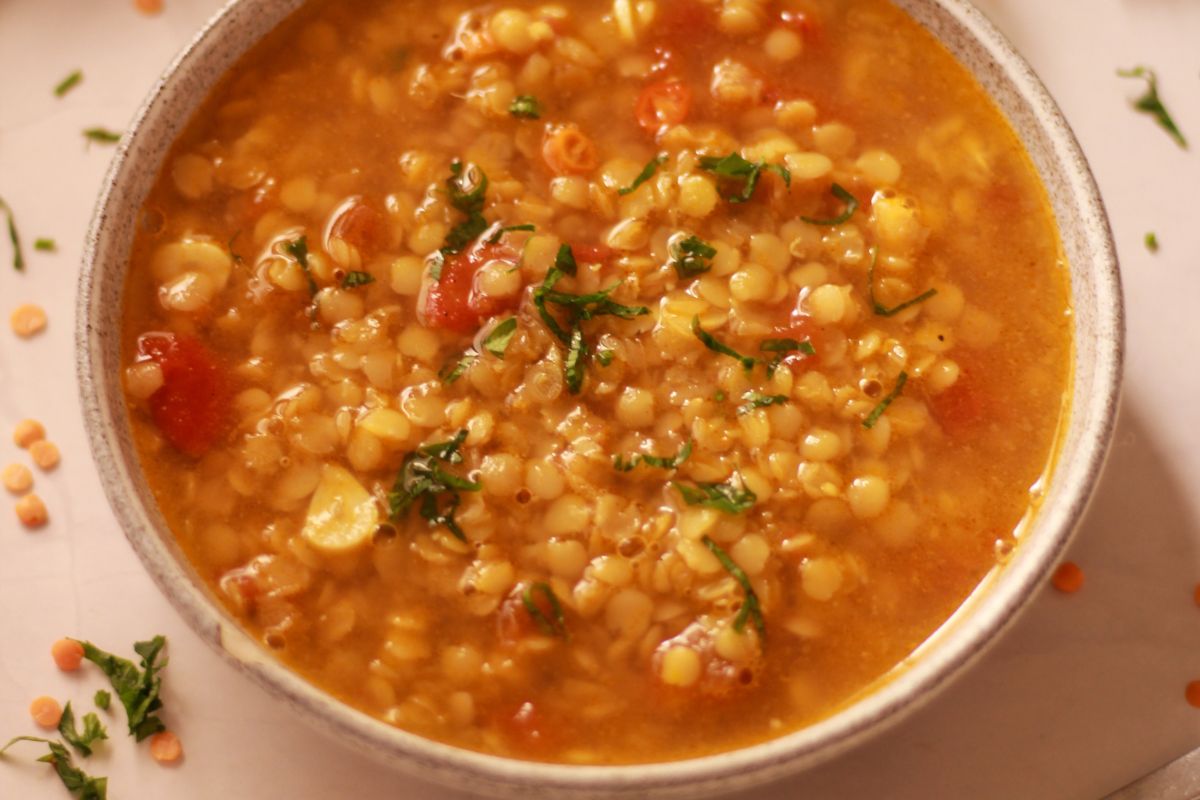 Zuppa di ceci e verdure leggera