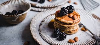 Pancake ricco di fibre con crusca di avena