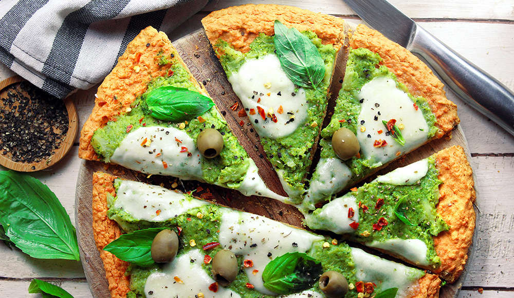 Pizza di lenticchie - gluten free