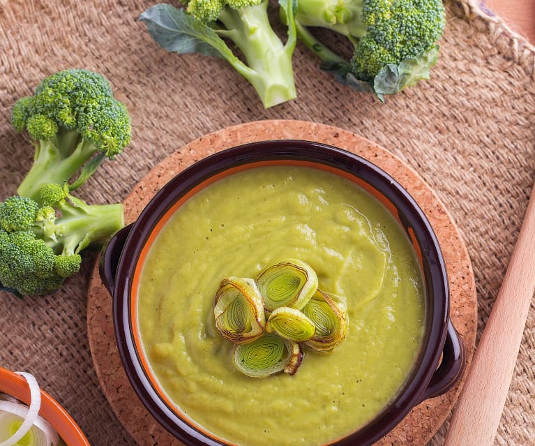 Vellutata di broccoli e porro